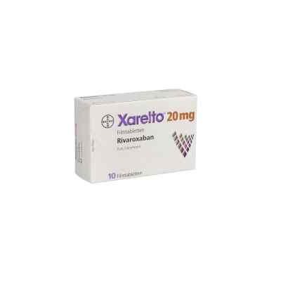Xarelto 20 mg Filmtabletten 10 stk von Bayer Vital GmbH GB Pharma PZN 08461456