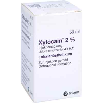 Xylocain 2% Flaschen Injektionslösung 50 ml von Aspen Germany GmbH PZN 01138002