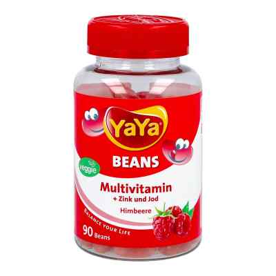 Yaya Beans Himbeere Zink und Jod Kaudragees 90 stk von Amapharm GmbH PZN 12394926