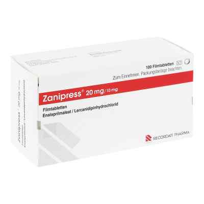 Zanipress 20 mg/10 mg Filmtabletten 100 stk von Recordati Pharma GmbH PZN 00470059