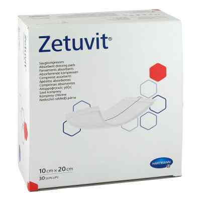 Zetuvit Saugkompressen 10x20 cm unsteril 30 stk von B2B Medical GmbH PZN 12559741
