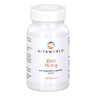 Zink 15 mg Zinkgluconat Kapseln 100 stk von Vita World GmbH PZN 01457316