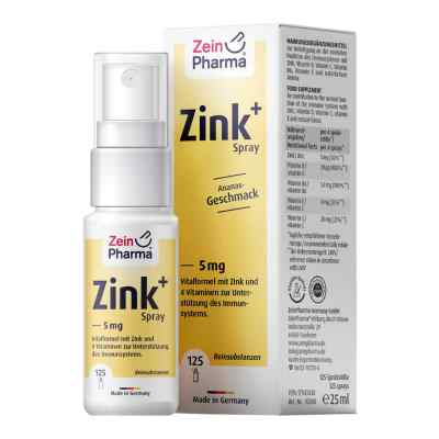 Zink+ Spray 5 Mg 25 ml von Zein Pharma - Germany GmbH PZN 17943438