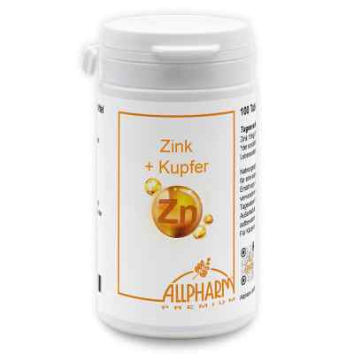 Zink Tabletten 100 stk von ALLPHARM Vertriebs GmbH PZN 00328485