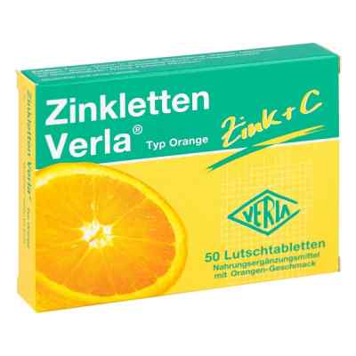Zinkletten Verla Orange Lutschtabletten 50 stk von Verla-Pharm Arzneimittel GmbH &  PZN 03915450