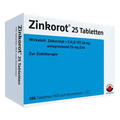 Zinkorot 25 100 stk von Wörwag Pharma GmbH & Co. KG PZN 06890727