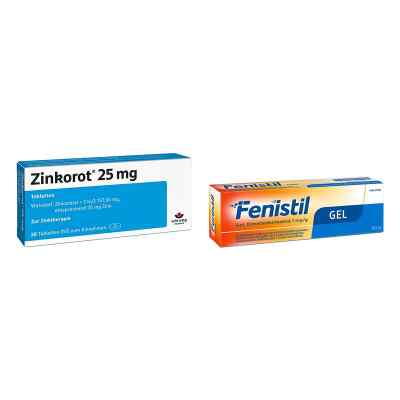 Zinkorot 25 Mg Tabletten + Fenistil Gel 1 Set von  PZN 08105419