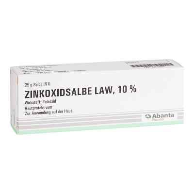 Zinkoxid Salbe Law 25 g von Abanta Pharma GmbH PZN 04030096
