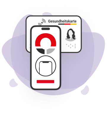 Gesundheitskarte wird über Smartphone-Kamera gescannt